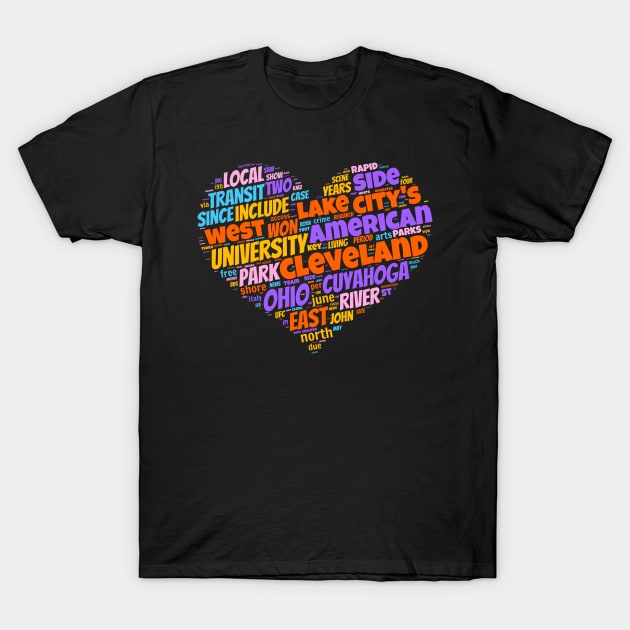 I love Cleveland T-Shirt by Superfunky